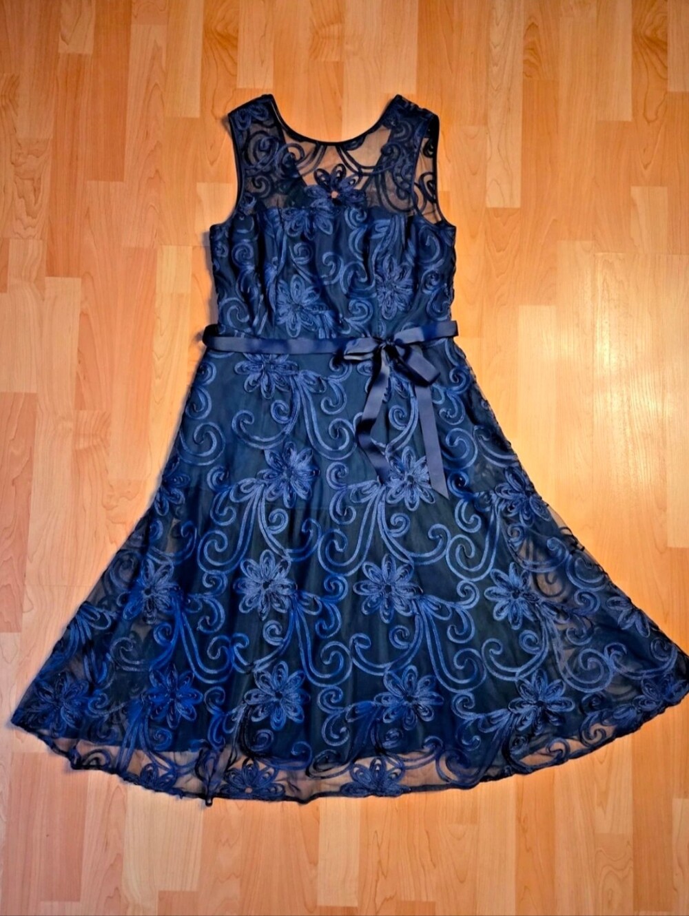 Bellissima Fashions embroidered cocktail dress